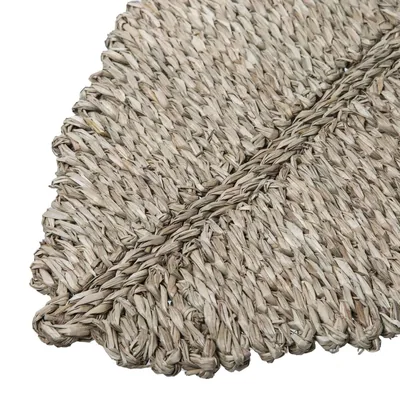 SG Secret de Gourmet Mantel Individual de Junco Modelo Hoja 49X34X1,5Cm - pack de 2 unidades – foto 2