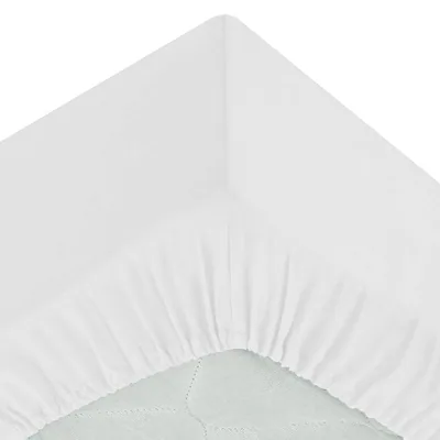 Atmosphera Createur D'Interieur Sábana ajustable blanca 140x190 cm – foto 6