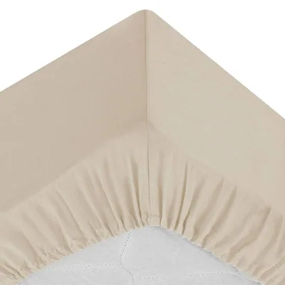 Atmosphera Createur D'Interieur Sábana ajustable color lino 160x200 cm – foto 5