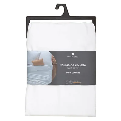 Atmosphera Createur D'Interieur Funda nórdica blanca 140x200 cm – foto 3