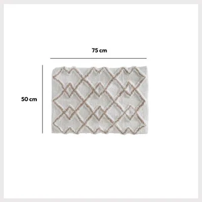 5five Simply Smart Alfombra baño etnica gris 50X75CM - 1 unidad – foto 6