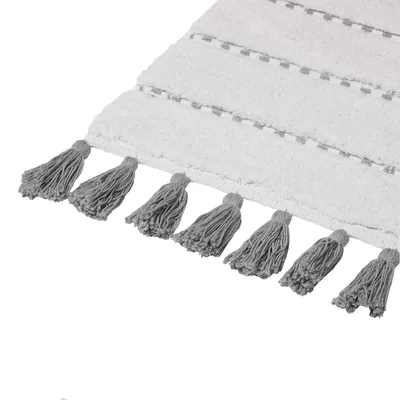 5five Simply Smart Alfombra de algodón Pom-pom gris 75 - 1 unidad – foto 5
