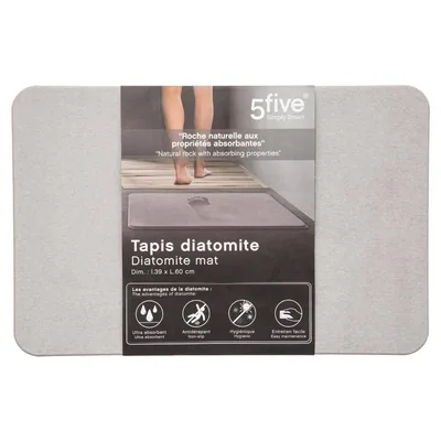 5five Simply Smart Alfombra de Baño de Diatomita 60X39X1Cm - 1 unidad – foto 2