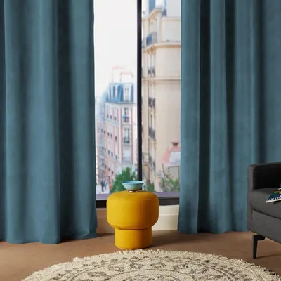 Atmosphera Createur D'Interieur Cortina Lilou azul