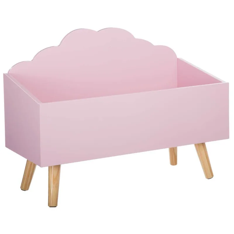 Atmosphera Createur D'Interieur Caja de almacenamiento nube infantil rosa