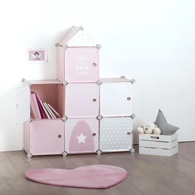 Atmosphera Createur D'Interieur 83611 Almacenamiento infantil Pink Castle – foto 5