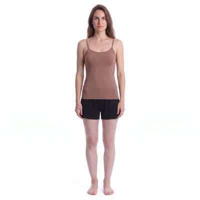 Playtex Camiseta de tirantes finos sin costuras mujer beige talla L – foto 3