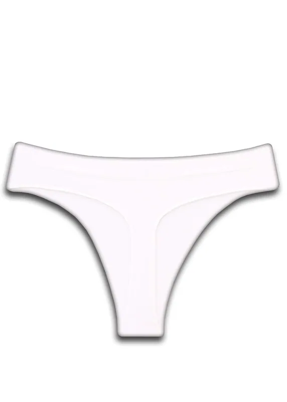 Giulia Tanga invisible string blanco talla S