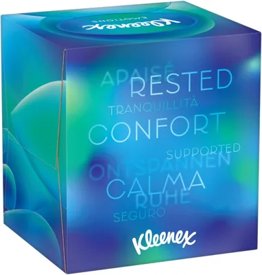Kleenex Pañuelos Cubo Collection 48 pañuelos – foto 2