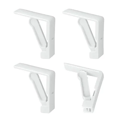 Metaltex 254508 Juego de 4 sujetamanteles plástico con Muelle (pack de 4)