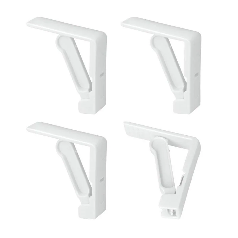 Metaltex 254508 Juego de 4 sujetamanteles plástico con Muelle - pack de 4 unidades