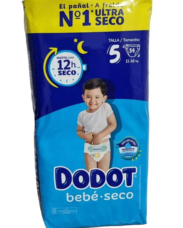 Dodot Pañal etapas T5 11-16kg 54 pañales