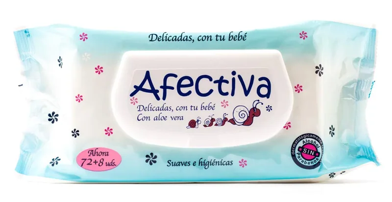 Afectiva 80 toallitas húmedas