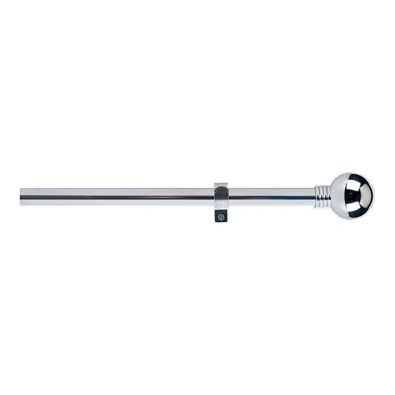 Stor Planet Kit barra de cortina anillo extensible cromo 110-200 cm - 1 unidad