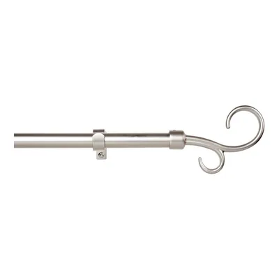 Stor Planet Kit barra de cortina báculo extensible plata 160-300 cm