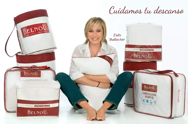 Belnou Protector de colchón acolchado nube reversible cama 150x190 cm