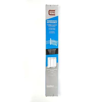 Frepe Tendedero acero epoxi 100 cm blanco