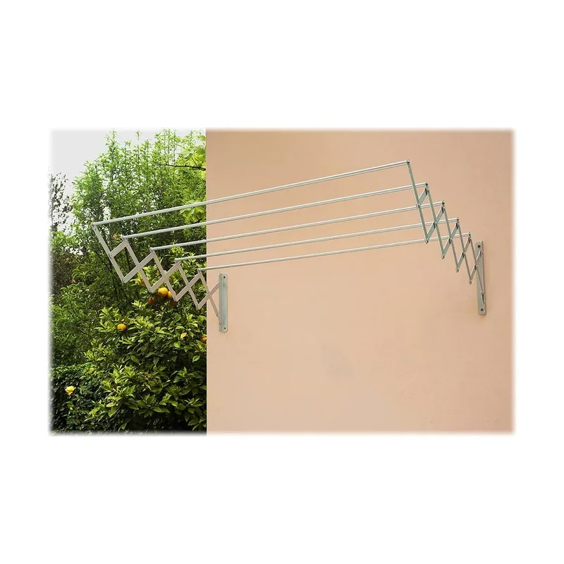 Frepe Tendedero acero epoxi 120 cm blanco