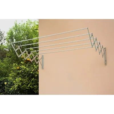 Frepe Tendedero de aluminio 120 cm blanco
