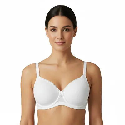 Selene Violeta Sujetador con aros marfil talla 100