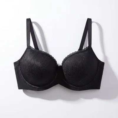 Selene Sujetador copa C espalda anatómica Violeta negro talla 105 – foto 3