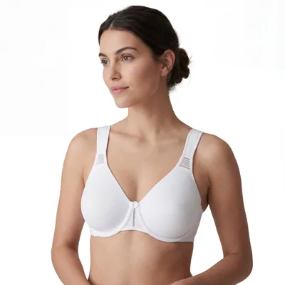 Selene Sujetador reductor Lorea tirantes anchos blanco talla 110D – Ropa interior/lencería