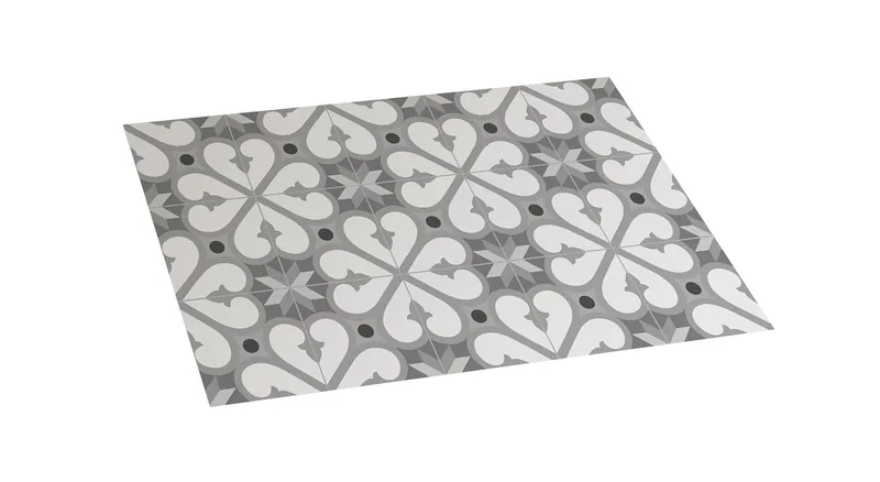 Stor Planet Croma Alfombra vinílica estampada BCN grises 45x75 cm