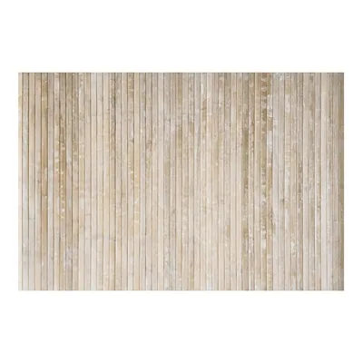 Stor Planet Alfombra de bambú natural yeso 80x150 cm