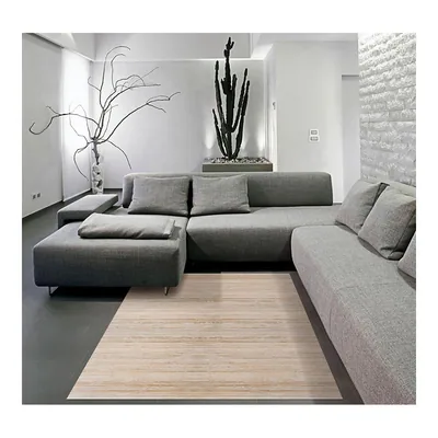Stor Planet Alfombra de bambú natural yeso 120x180 cm – foto 2
