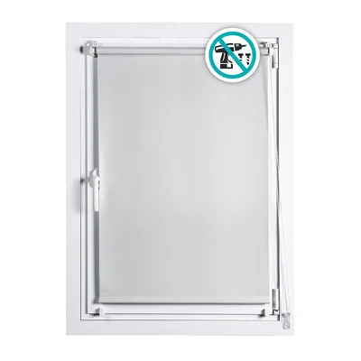 Stor Planet Estor enrollable Clip&Fix opaco marfil 120x180 cm
