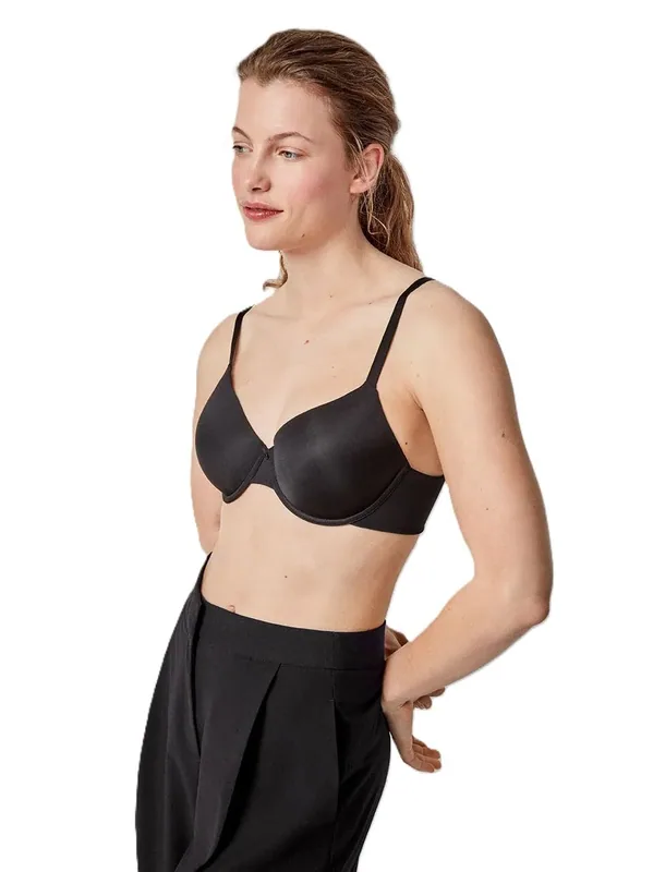Gisela Sujetador reductor espalda con aro y foam negro talla 90C