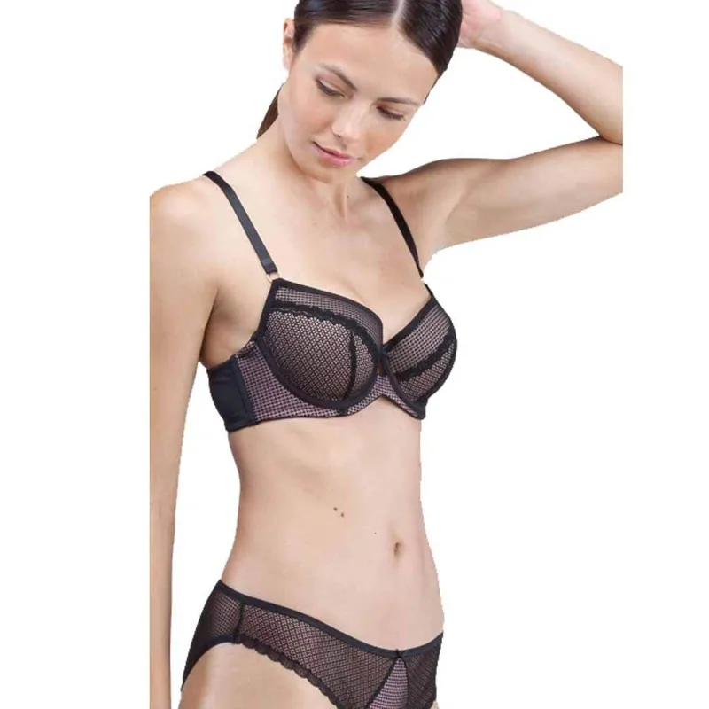 Gisela Conjunto copa C con relleno 3/0163C negro talla 105