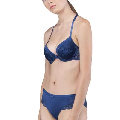 Gisela Conjunto sujetador push up azul talla 85 – foto 2