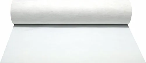 La Pajarita Rollo de mantel blanco 1,20 x 50 m