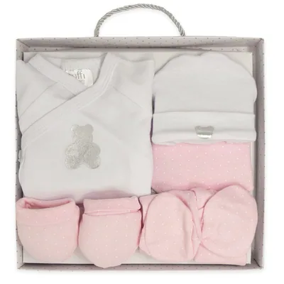Duffi Baby Set primera puesta bebé recién nacido osito rosa – foto 2