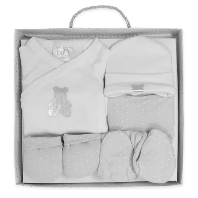 Duffi Baby Set primera puesta bebé recién nacido osito gris – foto 2