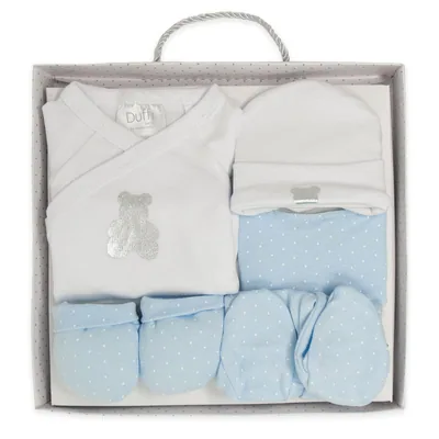 Duffi Baby Set primera puesta bebé recién nacido osito azul – foto 2