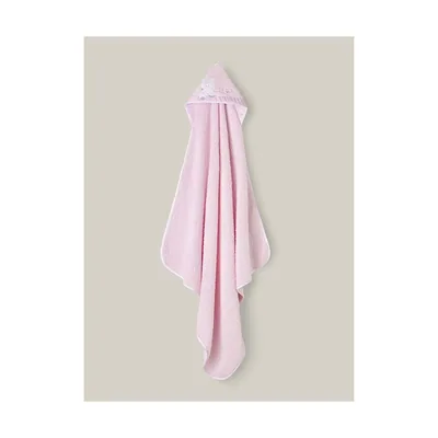Interbaby Capa de baño para bebés · corazón amoroso en rosa · 1x1 m · 100% - 1 unidad – foto 2