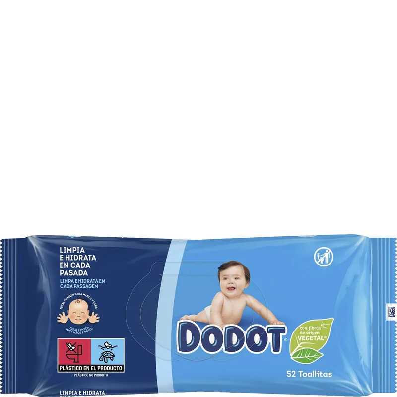 Dodot Toallitas húmedas - pack de 12 unidades